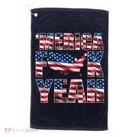 Merica Fck Yeah Golf Towel thumb 0