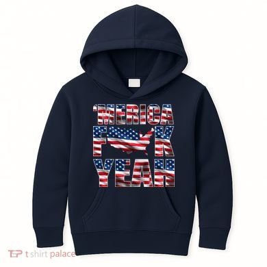 Merica Fck Yeah Kids Hoodie
