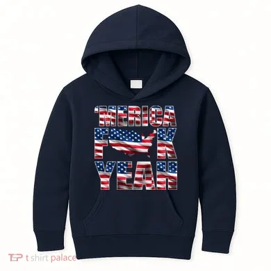 Merica Fck Yeah Kids Hoodie