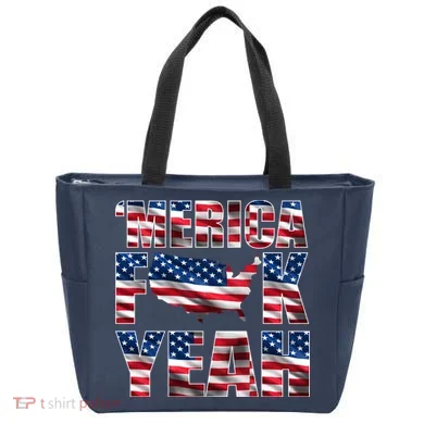 Merica Fck Yeah Tote Bag