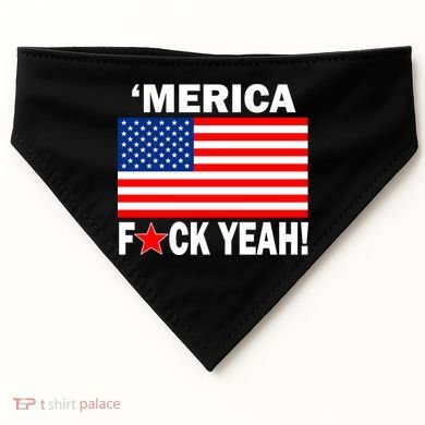 Merica F*ck Yeah! USA USA-Made Doggie Bandana