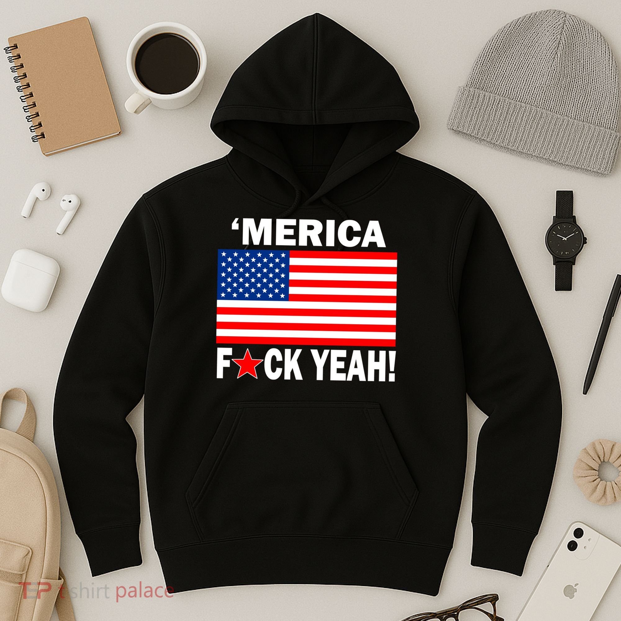 Merica F*ck Yeah! USA Hoodie