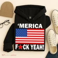 Merica F*ck Yeah! USA Hoodie thumb 4
