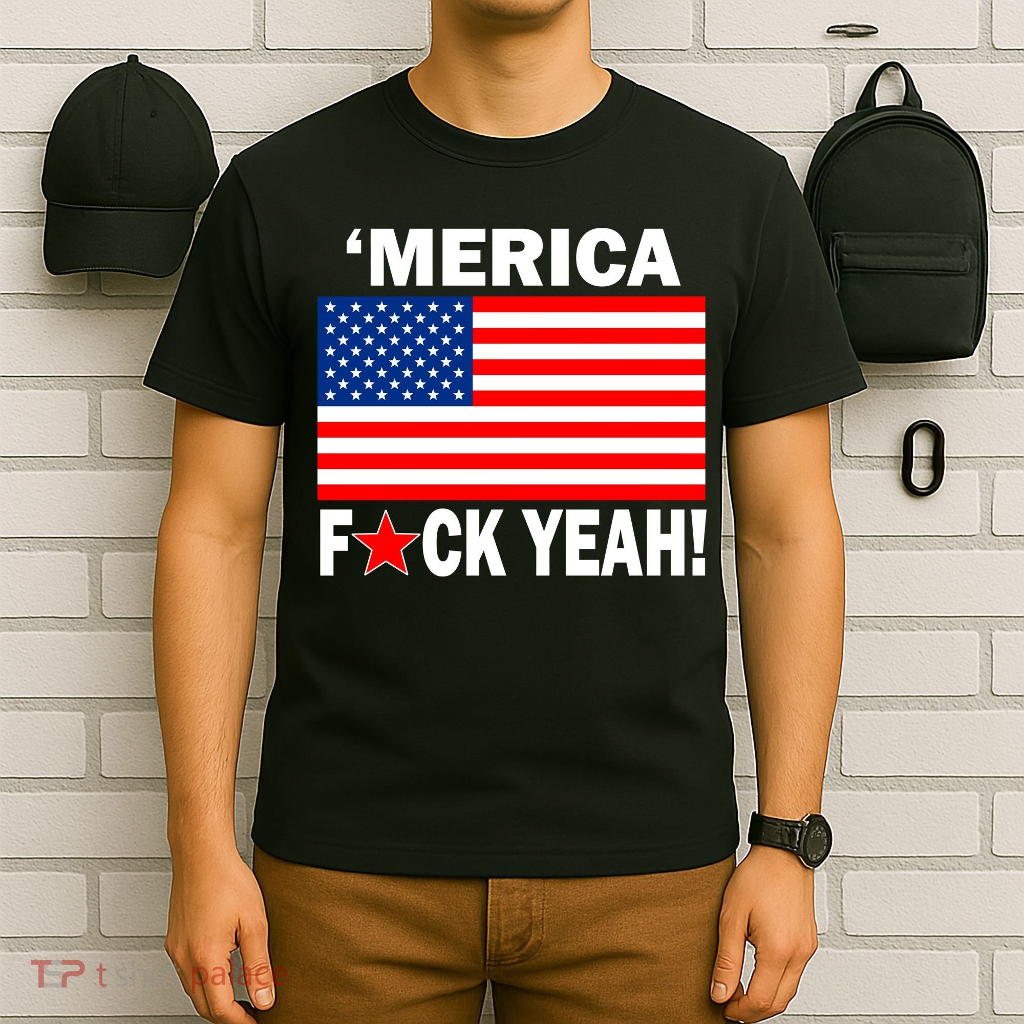 Merica F*ck Yeah! USA T-Shirt