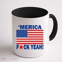 Merica F*ck Yeah! USA Coffee Mug thumb 1