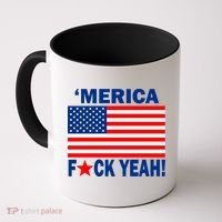 Merica F*ck Yeah! USA Coffee Mug thumb 0