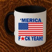 Merica F*ck Yeah! USA Coffee Mug thumb 2