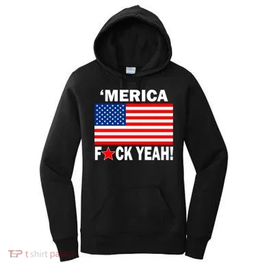 Merica F*ck Yeah! USA Women's Hoodie