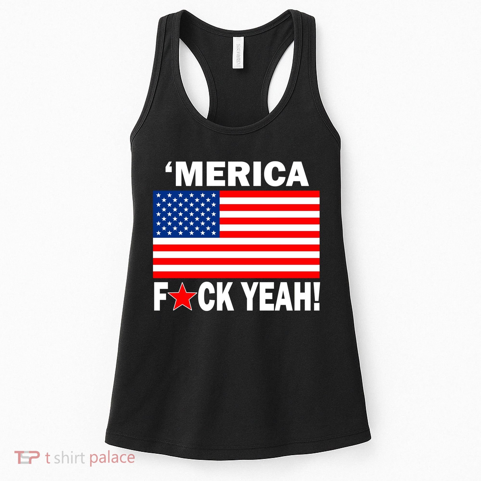 Merica F*ck Yeah! USA Women's Tank Top
