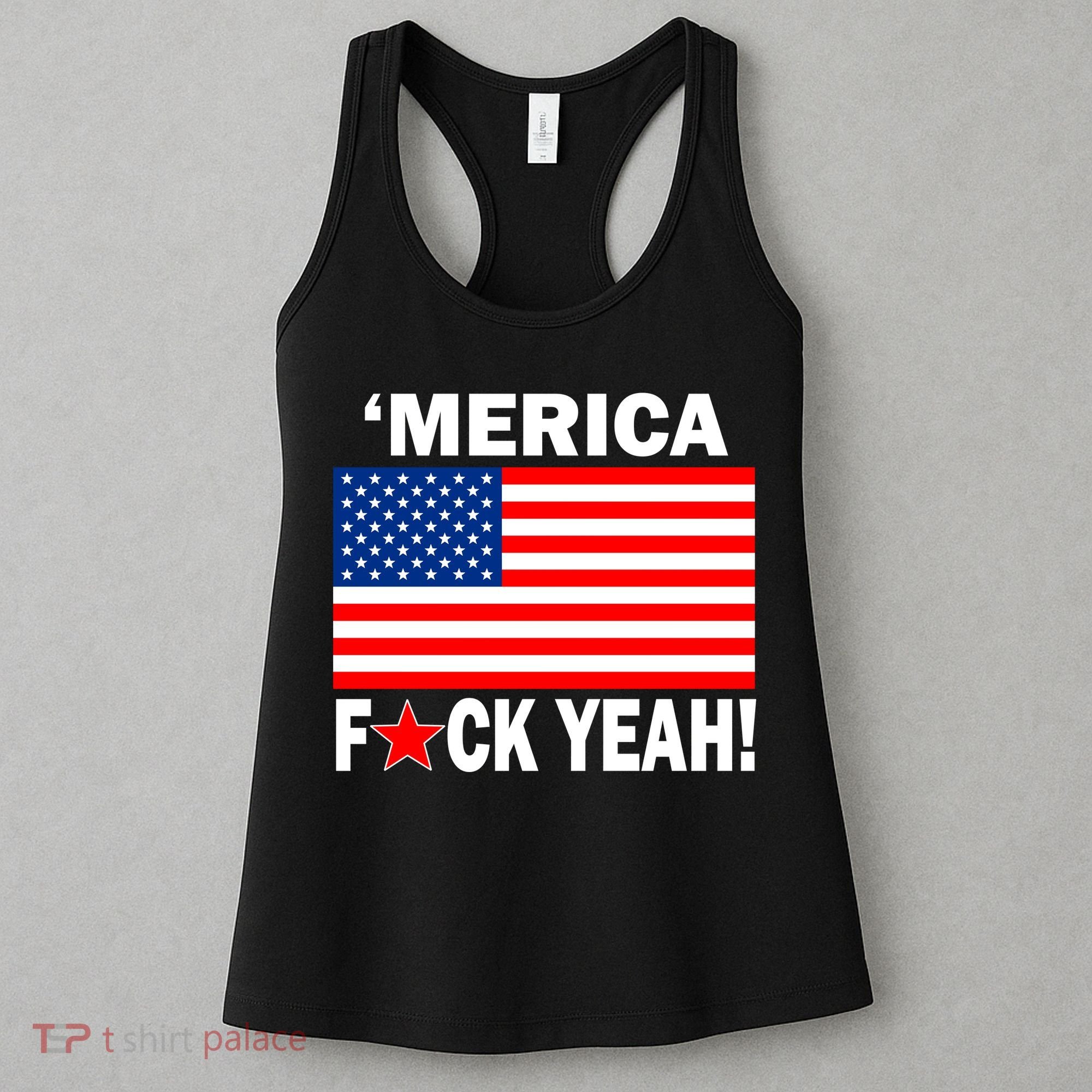 Merica F*ck Yeah! USA Women's Tank Top