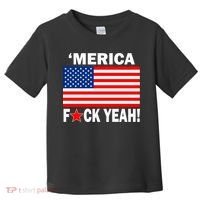 Merica F*ck Yeah! USA Toddler T-Shirt thumb 0