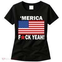Merica F*ck Yeah! USA Women's T-Shirt thumb 0