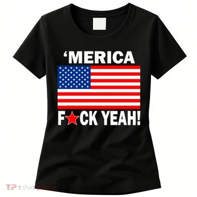 Merica F*ck Yeah! USA Women's T-Shirt
