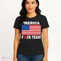 Merica F*ck Yeah! USA Women's T-Shirt thumb 4