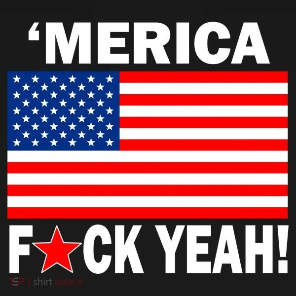 Merica F*ck Yeah! USA Women's T-Shirt