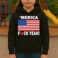 Merica F*ck Yeah! USA Kids Hoodie thumb 3