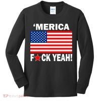 Merica F*ck Yeah! USA Kids Long Sleeve Shirt thumb 0
