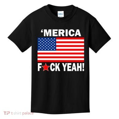 Merica F*ck Yeah! USA Kids T-Shirt