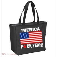 Merica F*ck Yeah! USA Tote Bag thumb 2