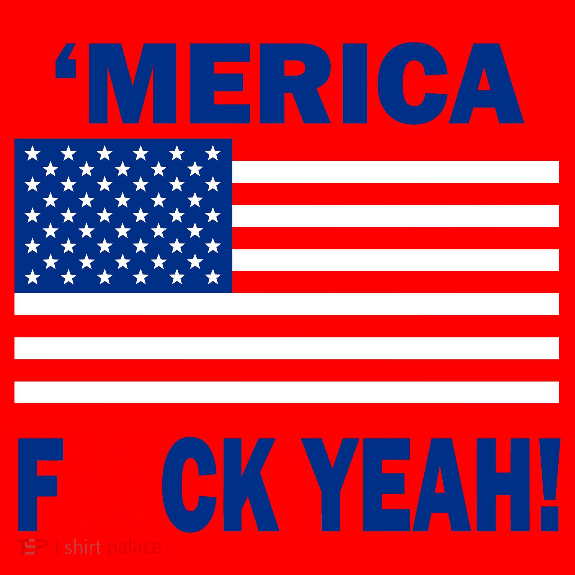 Merica F*ck Yeah! USA Santa Hat