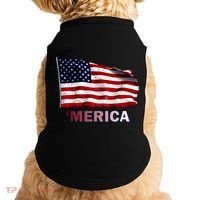 Merica Flag Wave Doggie Tank thumb 0