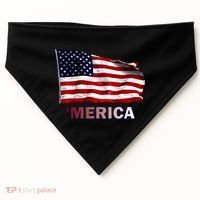 Merica Flag Wave USA-Made Doggie Bandana thumb 0