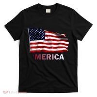 Merica Flag Wave T-Shirt thumb 0