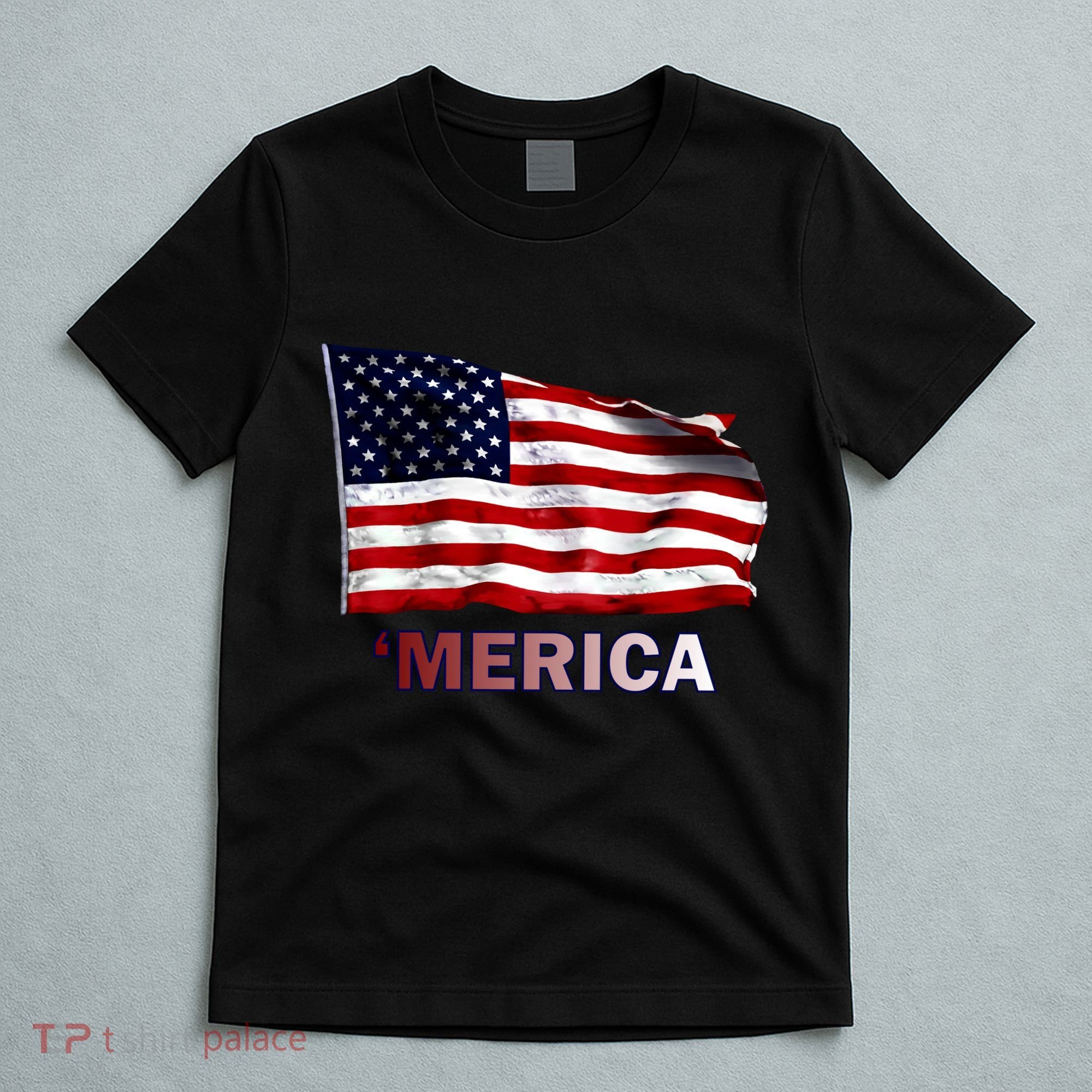 Merica Flag Wave T-Shirt