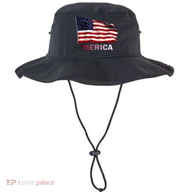 Merica Flag Wave Bucket Hat