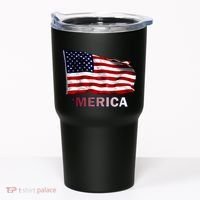 Merica Flag Wave Tumbler thumb 0