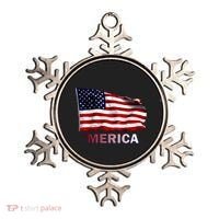 Merica Flag Wave Ornament thumb 0