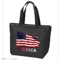 Merica Flag Wave Tote Bag thumb 3