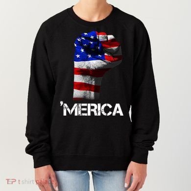 Merica Freedom Fist Women's Sweatshirt