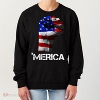 Merica Freedom Fist Women's Sweatshirt thumb 0