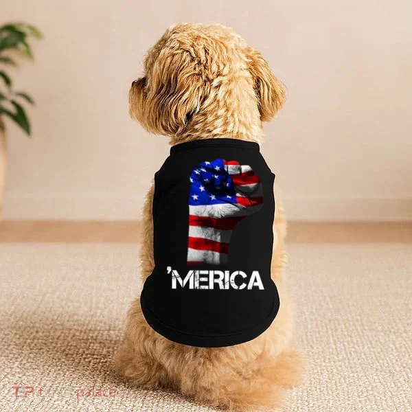 Merica Freedom Fist Doggie Tank