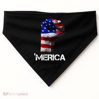 Merica Freedom Fist USA-Made Doggie Bandana thumb 0