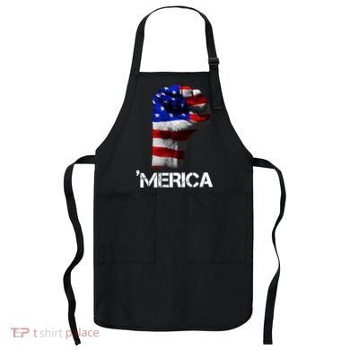Merica Freedom Fist Apron