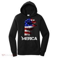 Merica Freedom Fist Women's Hoodie thumb 0