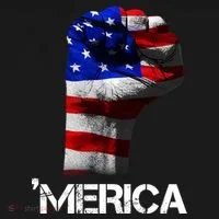 Merica Freedom Fist Women's Hoodie thumb 2