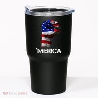 Merica Freedom Fist Tumbler thumb 0