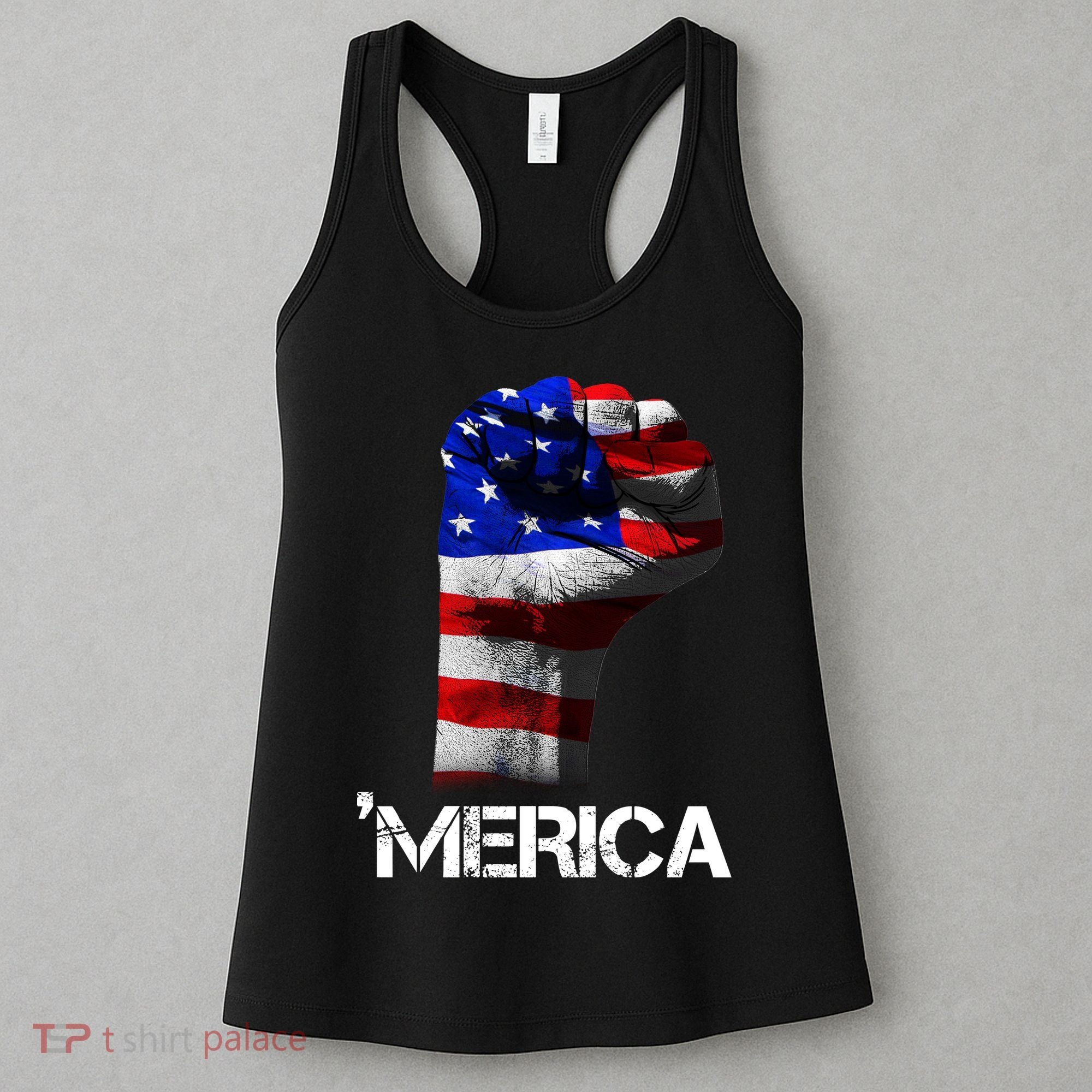 Merica Freedom Fist Women's Tank Top