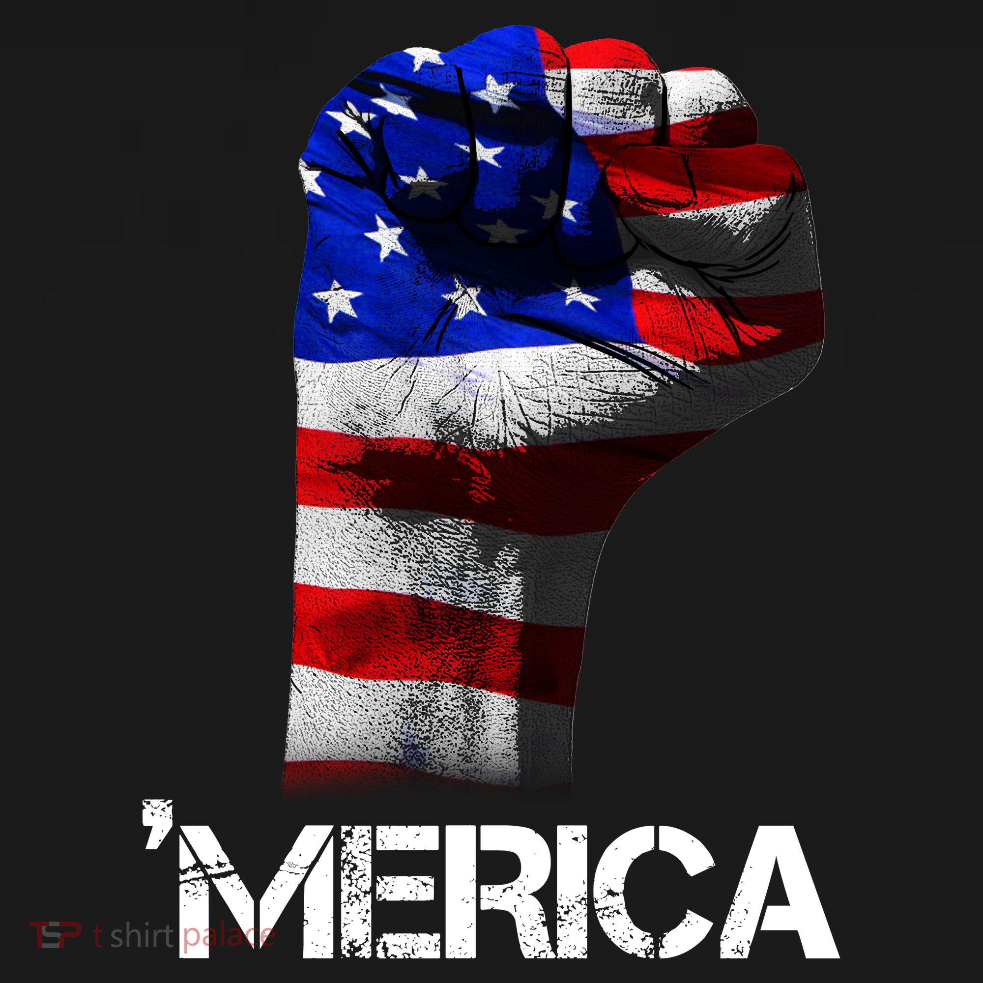 Merica Freedom Fist Women's Tank Top