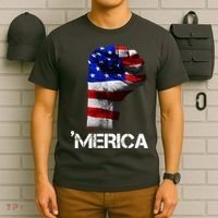 Merica Freedom Fist T-Shirt thumb 6