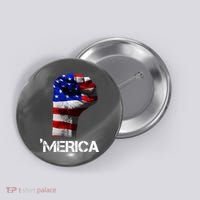 Merica Freedom Fist Button thumb 0