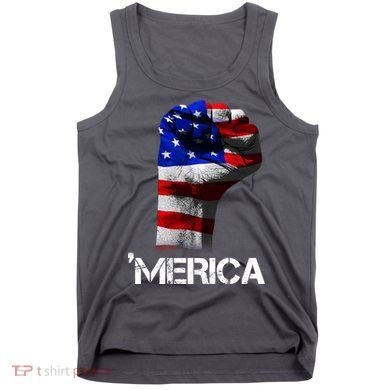 Merica Freedom Fist Tank Top