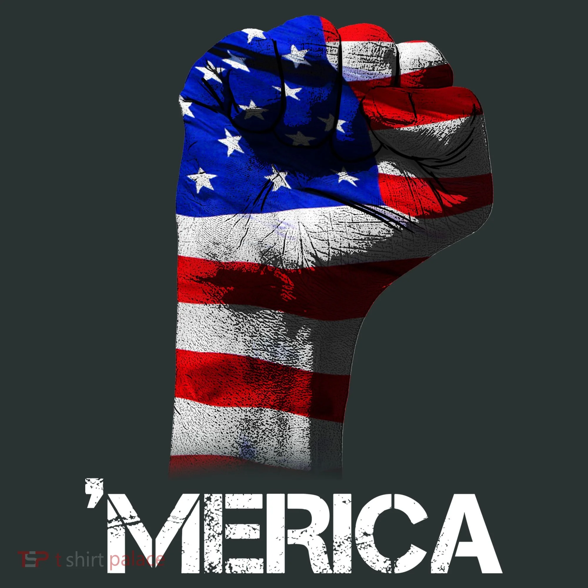 Merica Freedom Fist Tank Top