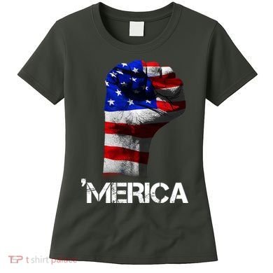 Merica Freedom Fist Women's T-Shirt