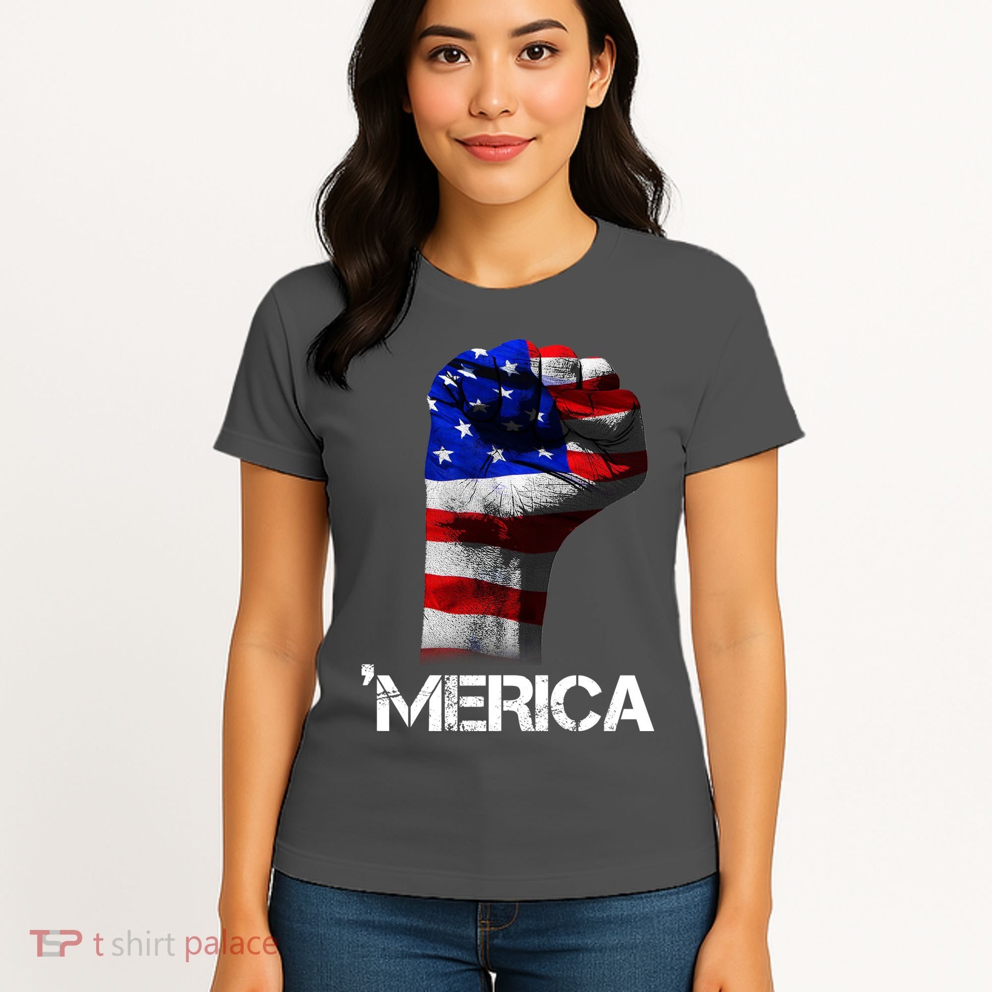 Merica Freedom Fist Women's T-Shirt