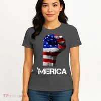 Merica Freedom Fist Women's T-Shirt thumb 4