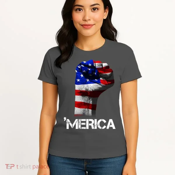 Merica Freedom Fist Women's T-Shirt